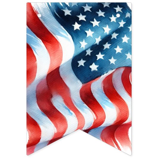 Bannière À Fanions 4 juillet Thème Patriotic Bunting (Premier drapeau)