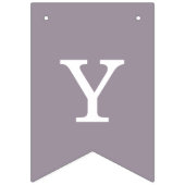 Bannière À Fanions 4 Photo Engagement Party Purple Bunple Flags (Troisième drapeau)