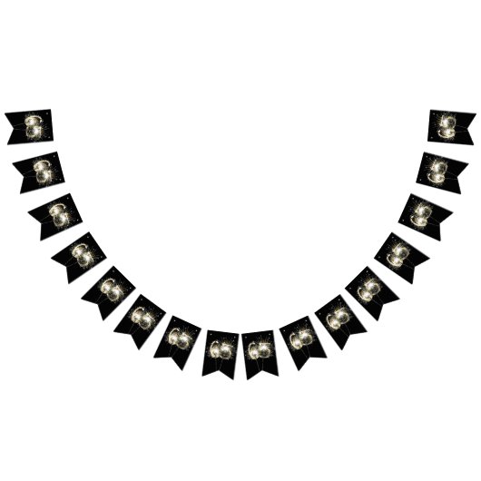 Bannière À Fanions 65e anniversaire ou fête anniversaire Sparklers (Tout)