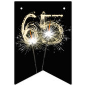 Bannière À Fanions 65e anniversaire ou fête d'anniversaire (Deuxième drapeau)