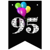 Bannière À Fanions 95e anniversaire ballons de fête (Premier drapeau)