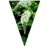 Bannière À Fanions Abee, sur les fleurs blanches (Deuxième drapeau)