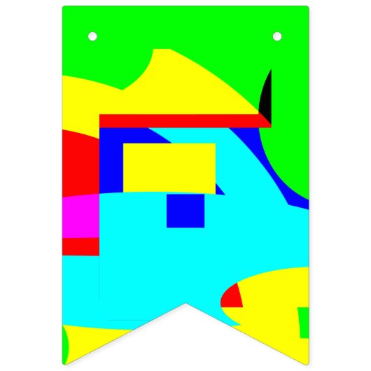 Bannière À Fanions Abstrait (Deuxième drapeau)