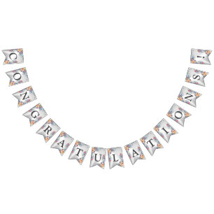 Bannière À Fanions Accueil Mariage Fleurs colorées Fleurs colorées Mo