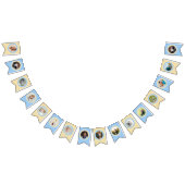 Bannière À Fanions Accueil moderne Nouveau bébé garçon fille photo no (Tout)