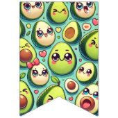 Bannière À Fanions Adorable Avocados (Premier drapeau)