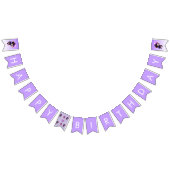 Bannière À Fanions Adorable mignonne chien Joyeux fête d'anniversaire (Tout)