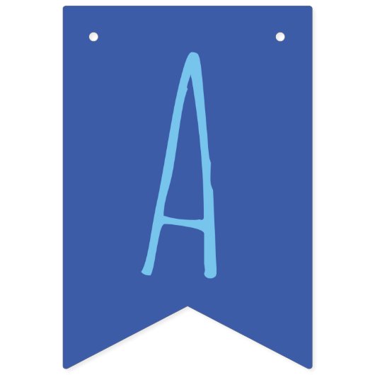 Bannière À Fanions Ahoy C'est un Baby shower garçon (Premier drapeau)