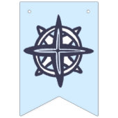 Bannière À Fanions Ahoy C'est un garçon Baby shower Bunting Flags Ban (Premier drapeau)