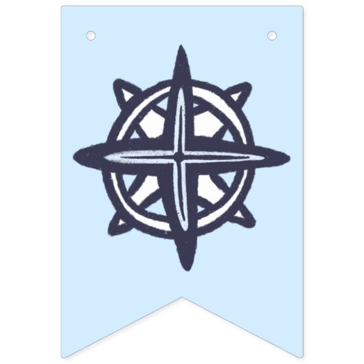 Bannière À Fanions Ahoy C'est un garçon Baby shower Bunting Flags Ban (Premier drapeau)