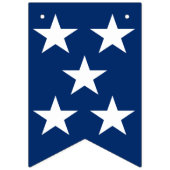 Bannière À Fanions Ajouter un logo Entreprise Entreprise 4 juillet (Deuxième drapeau)