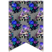 Bannière À Fanions Alice au pays des merveilles Fleurs de la chenille (Deuxième drapeau)