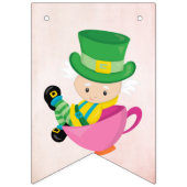 Bannière À Fanions Alice au pays des merveilles Jolie fête d'annivers (Deuxième drapeau)