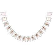 Bannière À Fanions Alice Onederland, 1er anniversaire, photo mensuell (Tout)