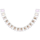 Bannière À Fanions Alice Onederland, 1er anniversaire Photo mensuelle (Tout)