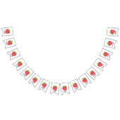 Bannière À Fanions Ami aux fraises (Tout)