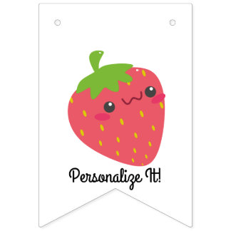 Bannière À Fanions Ami aux fraises