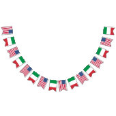 Bannière À Fanions Amitié italo-américaine (Tout)