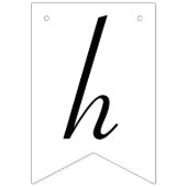 Bannière À Fanions Amour de mariage avec perles et Prosecco (Troisième drapeau)