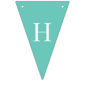 Bannière À Fanions Ancre bleue marine (Deuxième drapeau)