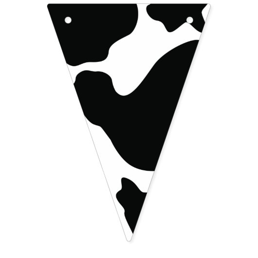 Bannière À Fanions Animal de basse-cour - motif de vache - ouest (Douzième drapeau)