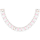 Bannière À Fanions Animaux de ferme Barnyard Girl Joyeux Anniversaire (Tout)