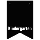 Bannière À Fanions Années d'études préscolaires au secondaire (Troisième drapeau)