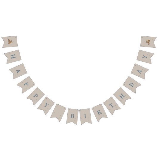 Bannière À Fanions Anniversaire (Tout)