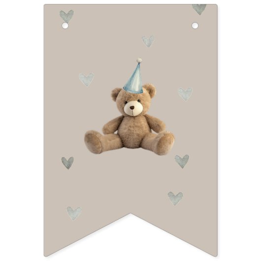 Bannière À Fanions Anniversaire (Premier drapeau)