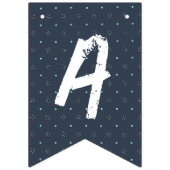 Bannière À Fanions Anniversaire à motif (Deuxième drapeau)