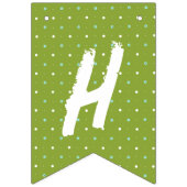 Bannière À Fanions Anniversaire à motif (Premier drapeau)