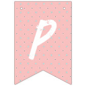 Bannière À Fanions Anniversaire à motif (Troisième drapeau)