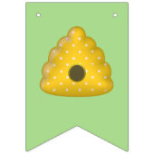 Bannière À Fanions Anniversaire Buzz avec les abeilles (Premier drapeau)