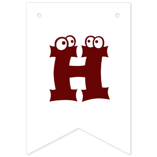 Bannière À Fanions Anniversaire de bulle (Deuxième drapeau)