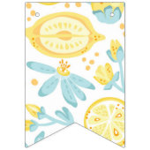 Bannière À Fanions Anniversaire de citrons d'été joyeux (Premier drapeau)