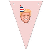 BANNIÈRE À FANIONS ANNIVERSAIRE DE DONALD TRUMP (Troisième drapeau)