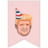 BANNIÈRE À FANIONS ANNIVERSAIRE DE DONALD TRUMP (Deuxième drapeau)