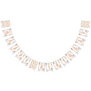 Bannière À Fanions Anniversaire de Halloween Garland Banner