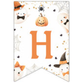 Bannière À Fanions Anniversaire de Halloween Garland Banner (Deuxième drapeau)