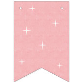 Bannière À Fanions Anniversaire de la fille de Parties scintillant ro (Premier drapeau)