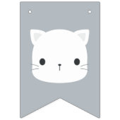 Bannière À Fanions Anniversaire de la petite chatte (Premier drapeau)