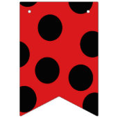 Bannière À Fanions Anniversaire de Ladybug (Premier drapeau)
