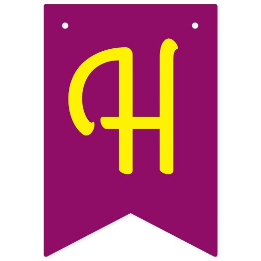 Bannière À Fanions Anniversaire de l'ananas (Deuxième drapeau)