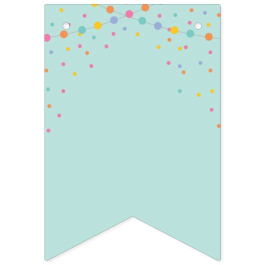 Bannière À Fanions Anniversaire de Llama (Premier drapeau)