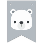 Bannière À Fanions Anniversaire de l'ours polaire (Premier drapeau)