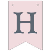 Bannière À Fanions Anniversaire de Pink Magnolia (Deuxième drapeau)