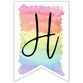 BANNIÈRE À FANIONS ANNIVERSAIRE DE PLUIE, FÊTE DE PLUIE (Deuxième drapeau)