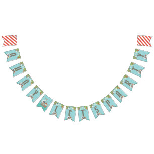 Bannière À Fanions Anniversaire du garçon - Fête des pirates - Fêt