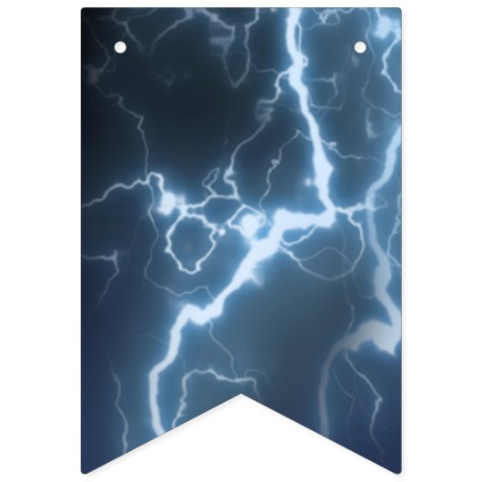 Bannière À Fanions Anniversaire du Superhéros du garçon afro-américai (Premier drapeau)