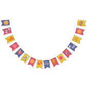 Bannière À Fanions Anniversaire enfant (Tout)